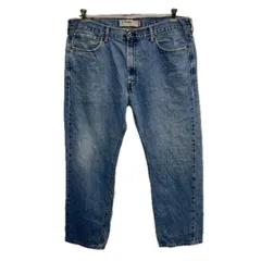メキシコ製 Levi's 505 デニムパンツ W38 ブルー リーバイス ジップアップ アメカジ ジーンズ デニム コットン ビッグサイズ 2601-30
