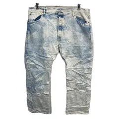 メキシコ製 Levi's 501 デニムパンツ W40 ホワイト×ライトブルー リーバイス ボタンフライ アメカジ ジーンズ デニム コットン 2601-60