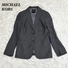 【美品】MICHAEL KORS テーラードジャケット PO S グレー