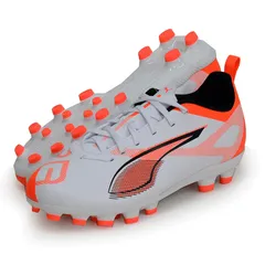 プーマ PUMA  ウルトラ 5 プレイ HG/AG + MID JR  ジュニア サッカースパイク ULTRA   25SS (108325-01)、01プーマホワイト