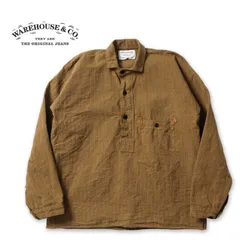 【ワンウォッシュ】WAREHOUSE ウエアハウス プルオーバーシャツジャケット Lot 2213 "GREENEBAUM" 2213-24AW-OWのサムネイル