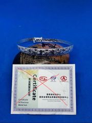 足銀999.9刻印バングル重量約57g - メルカリ