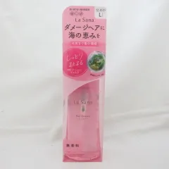 La Sana ラ サーナ 海藻 ヘア エッセンス しっとり ヘア トリートメント 洗い流さないタイプ 無香料 Lサイズ 120ml ( 0610-Y2 )