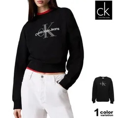 カルバンクライン ジーンズ トレーナー クルーネック スウェット Calvin Klein Jeans MONOLOGO FRENCH TERRY RLXD 長袖 レディース CK calvin klein トップス LV047B234Gのサムネイル