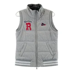 サイズ：M ROSASEN ロサーセン  リバーシブル 中綿 ジップベスト カモフラ柄 グレー系 [240101590813] ゴルフウェア レディース ストスト