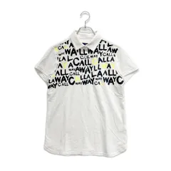 中古 レディース キャロウェイ Callaway 半袖ポロシャツ L ホワイト 白