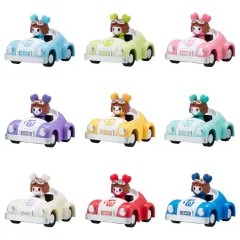 【中古】ミニカー 全9種セット 「TWICE LOVELYS プルバックカーコレクション」