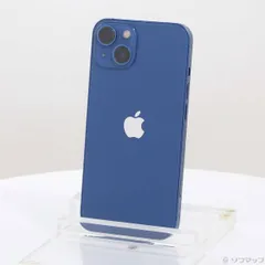 〔中古品〕 iPhone13 128GB ブルー MLNG3J／A SIMフリー【305】