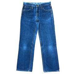 Lady LEE RIDERS クロップド ボーイフレンドデニム テーパード インディゴ サイズ24 レディースXS レディリーライダース