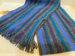 COMME CA MEN メンズ マフラー ボーダー