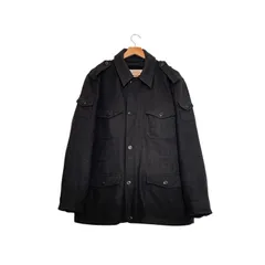 ミリタリージャケット｜OLD NAVY（オールドネイビー）｜ウール混の重厚感ある一枚｜ブラック（黒）｜メンズ2XLサイズ相当