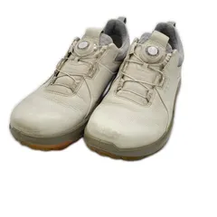 中古 エコー ecco ゴルフシューズ 38 24cm ホワイト系 biom h4 boa
