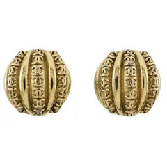 【CHANEL】シャネル ココマーク ヴィンテージ 金メッキ 23 レディース 37g イヤリング