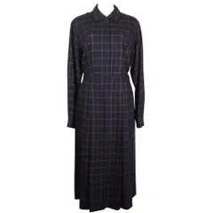 【Burberrys】バーバリーズ シャツ＆スカート チェック ヴィンテージ ×毛 黒 レディース セットアップ