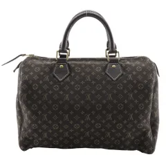 【LOUIS VUITTON】ルイ・ヴィトン スピーディ30 ミニボストン M95224 モノグラムミニラン エベヌ 茶 SP0037 レディース ハンドバッグ