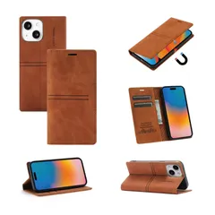 2023新型iPhone15promax用ケース iphone 15promax ケース 手帳型スマホケース iphone 15promaxケース マグネット式 iphone15promax 専用ケース シンプル高級puレザーアイフォンケース 手帳型 カード収