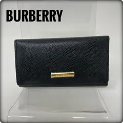 【美品】バーバリー BURBERRY レザー 4連キーケース 黒