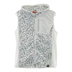 サイズ：1 NEW BALANCE GOLF ニューバランス  フード付 ボア切替ベスト ヒョウ レオパード柄 グレー系 [240101570295] ゴルフウェア レディース ストスト