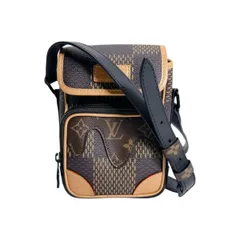 ルイヴィトン N40357 モノグラム アマゾンメッセンジャー ダミエジャイアント メッセンジャーバッグ LOUIS VUITTON ブラウン