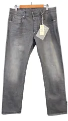 G-STAR RAW グレー デニム ズボン (W34/L32)