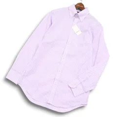 【新品 未使用】 COMME CA ISM コムサイズム 通年★ 長袖 ボタンダウン ギンガムチェック シャツ Sz.L メンズ