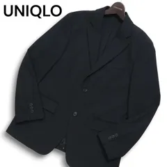美品 23SS★ UNIQLO ユニクロ 通年 伸縮自在★ 2WAY ストレッチ テーラード ジャケット Sz.M　メンズ 黒