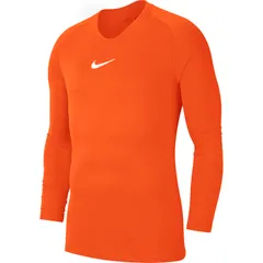 NIKE(ナイキ) ナイキ DRI-FIT パーク ファーストレイヤー ロングスリーブ ジャージ サッカー ウェア プラクティスシャツ (AV2609)、(819)セイフティオレンジ