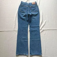 1997年　MADE IN JAPAN　日本製　Levi's 517　W30　ブーツカットシルエット　フレアデニム　ジーンズ　5ポケット　ジッパーフライ　ブルー　グッドレギュラー　 W30 L32　Y2K　平成ギャル　アメカジ　boots cut denim