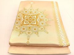 平和屋着物○訪問着 駒刺繍 枝花文 金彩 正絹 逸品 AABD6021ph - メルカリ