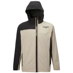 ローリングス Rawlings パワーストレッチカラーコンビジャケット 長袖ジャケット Apparel 23FW (AOS13F01-LGO/B)、LGO/B(Lゴールド/ブラック)