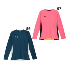 PUMA(プーマ) <br>PUMAFTBL ULTIMATE LS シャツ SU <br>サッカー ウェア プラシャツ  長袖 <br>24SU (659138）、57サンセットグロー