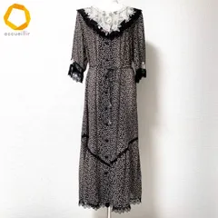 #anc ヘッポコセンセイ へっぽこ先生 ワンピース 黒 ピンク 緑 花柄 レース 刺繍 シースルー レディース [969619]