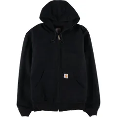 古着 カーハート Carhartt アクティブジャケット ダックフルジップパーカー USA製 メンズS相当/eaa605498