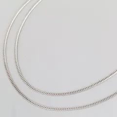 Pt850 プラチナ 男女兼用 スライド式 喜平ネックレス 2.08ｇ 50.5㎝ E79