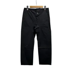 ソフィードール SOFIE D'HOORE パンツ 無地 コットン 34 紺 ネイビー