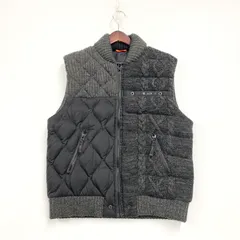 【中古品】DIESEL ディーゼル QUILTING CABLEKNIT キルティング ケーブルニット 切替 DOＷN VEST ダウンベスト アウター 【141-260106-ya-02-izu】
