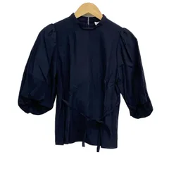 LANVIN en Bleu(ランバンオンブルー) 七分袖カットソー サイズ38 M レディース - ネイビー