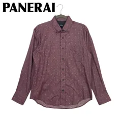 【新品タグ付き】PANERAI フランネルシャツ L ボルドー