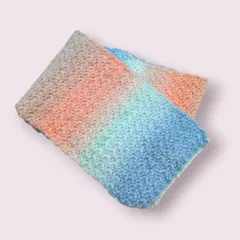 ハンドメイド かぎ針編み マフラー ＊369