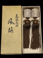 風鎮 最高級 オニックス 縞めのう石 掛け軸 重り - メルカリ