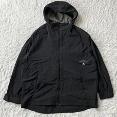 アディダス adidas  ナイロンジャケット 内側フリース  ジャケット ブラック 状態良  マウンテンパーカー  アウター 古着 4573