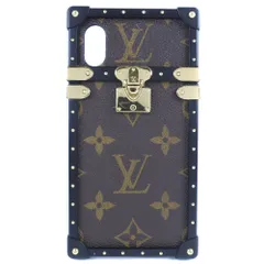 【LOUIS VUITTON】ルイ・ヴィトン iPhoneケースX/XS アイ トランク M62618 モノグラムキャンバス ユニセックス スマホケース