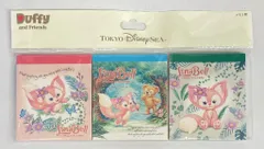 東京ディズニーシー メモ3個 Duffy and Friends リーナベル TDS