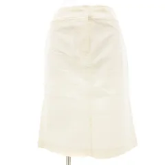 ナチュラルビューティーベーシック NATURAL BEAUTY BASIC タイトスカート ひざ丈 M 白 ホワイト /FF ■MET1