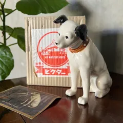 ヴィンテージ　HIS  MASTER‘S  VOICE   ビクター犬　ニッパー君　オブジェ・置物