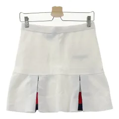 サイズ：M TOMMY HILFIGER GOLF トミー ヒルフィガーゴルフ  ニット プリーツスカート ウール混  ホワイト系 [240101580234] ゴルフウェア レディース ストスト