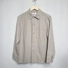 (新品) UNIQLO ユニセックス コットン リネン シャツジャケット S