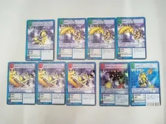 旧デジモンカード まとめ売り9枚セット レオモン/キュウビモン/タオモン/サクヤモン