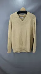 ★ H BEAUTY&YOUTH UNITED ARROWS ユナイテッドアローズ 長袖ニット 1213-199-3990 サイズL ベージュ 通年