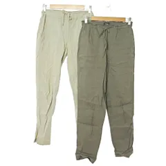 セオリー Theory イージーパンツ スラックス 2点 2着 セット まとめ P 00 ベージュ カーキ 0915 ■YHS1